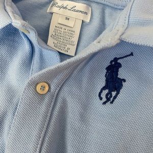 Ralph Lauren 9 month collared polo onesie